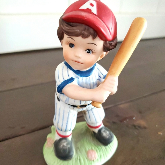 Homeco Other - Homeco  Baseball Boy at Bat Figurine Porcelain